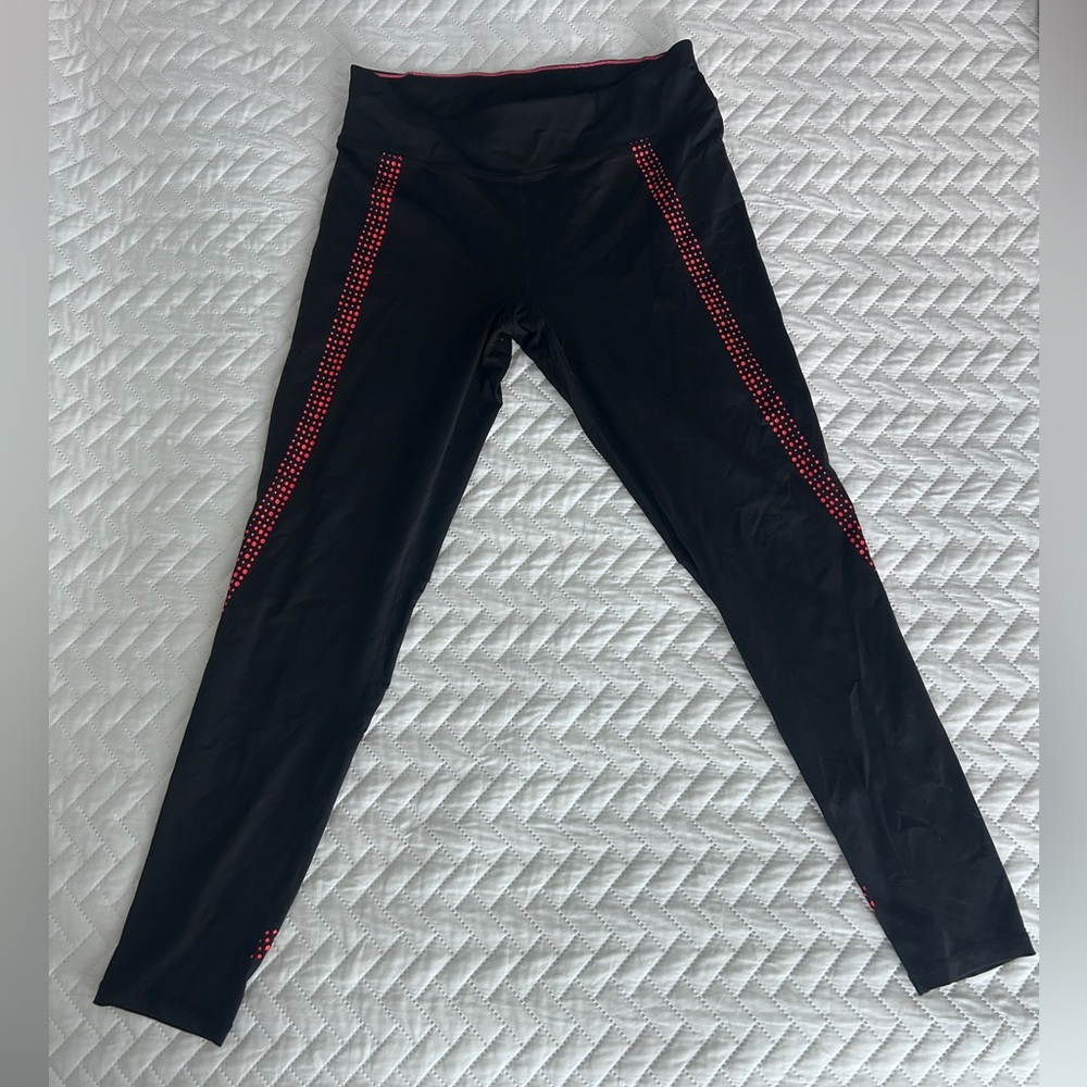 Calvin Klein leggings medium performance active women’s sportswear black red